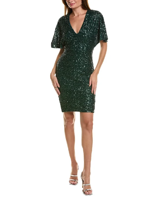 Unmissable Offer Taylor Sequin Mesh Embellished Mini Dress
