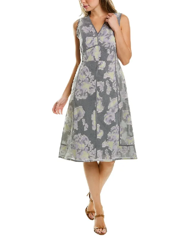 Discount Deals 3.1 Phillip Lim Abstract Daisy Fil Coupe Silk-Blend Midi Dress