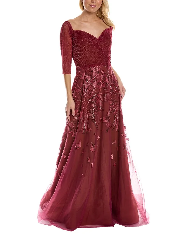 Stock Up and Save Rene Ruiz Off-The-Shoulder Gown