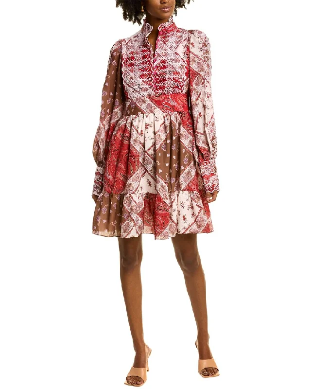 Grand Opening Sale Beulah Embroidered A-Line Dress