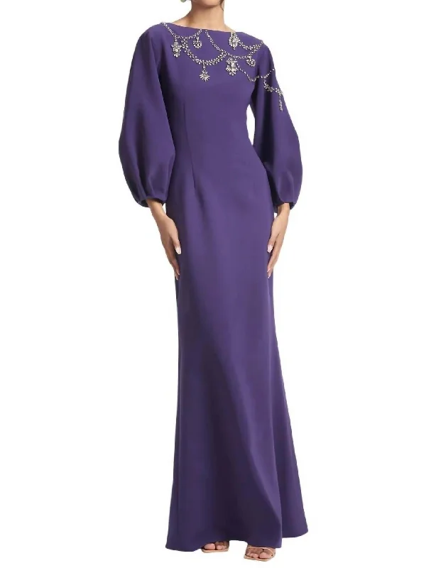 Super Bargain Giselle Gown In Amethyst