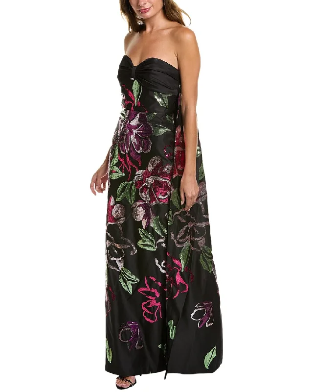Blowout Deals Marchesa Notte Strapless Gown