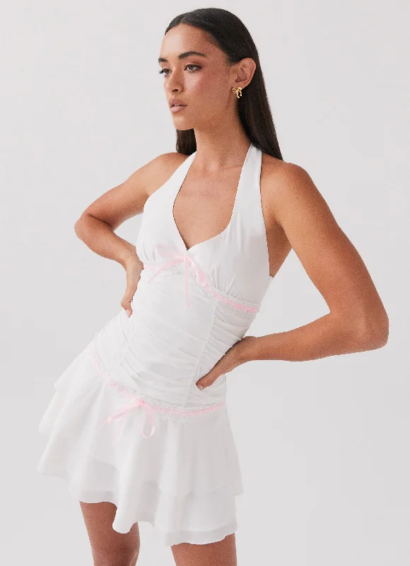 Last Chance Kordyn Mini Dress - White
