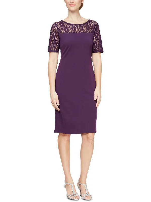 Unmissable Offer Womens Sequined Knee-Length Cocktail and Party Dress