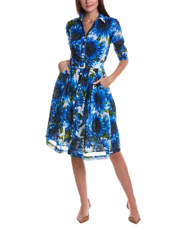 Limited Edition Samantha Sung Audrey 3 Silk Shirtdress