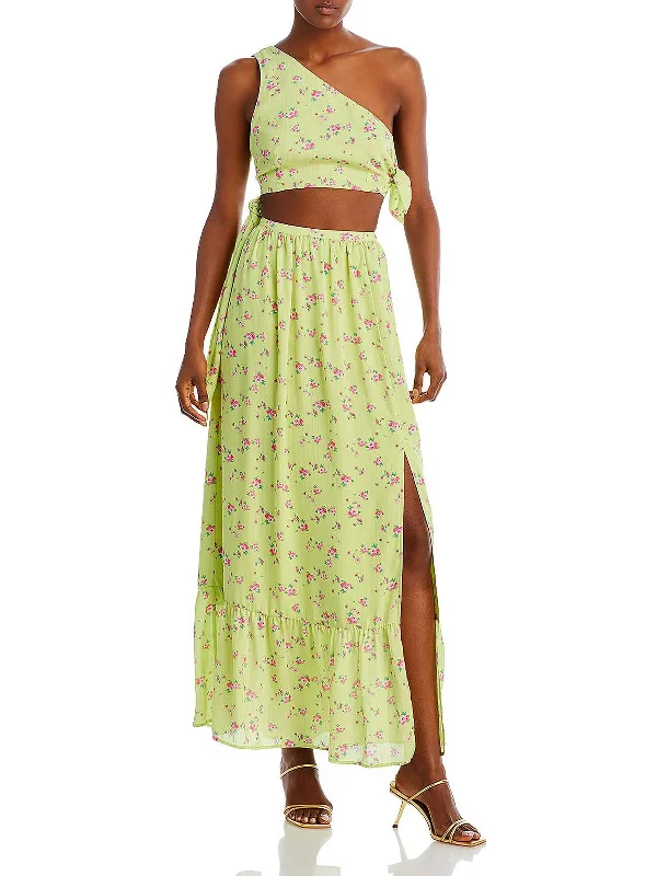 Unbeatable Prices Darlin Womens Chiffon Cut-Out Maxi Dress