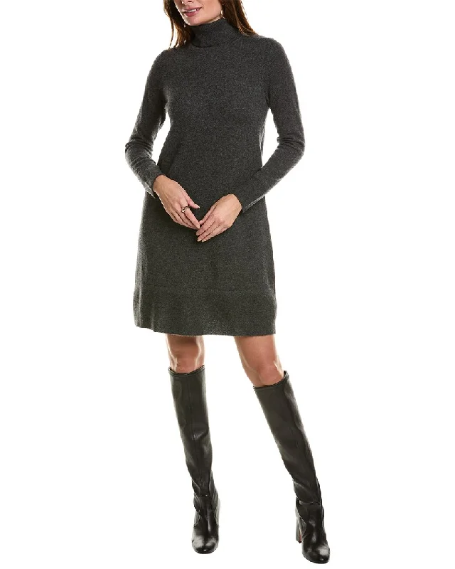 Holiday Sale Forte Cashmere Turtleneck Cashmere Sweaterdress