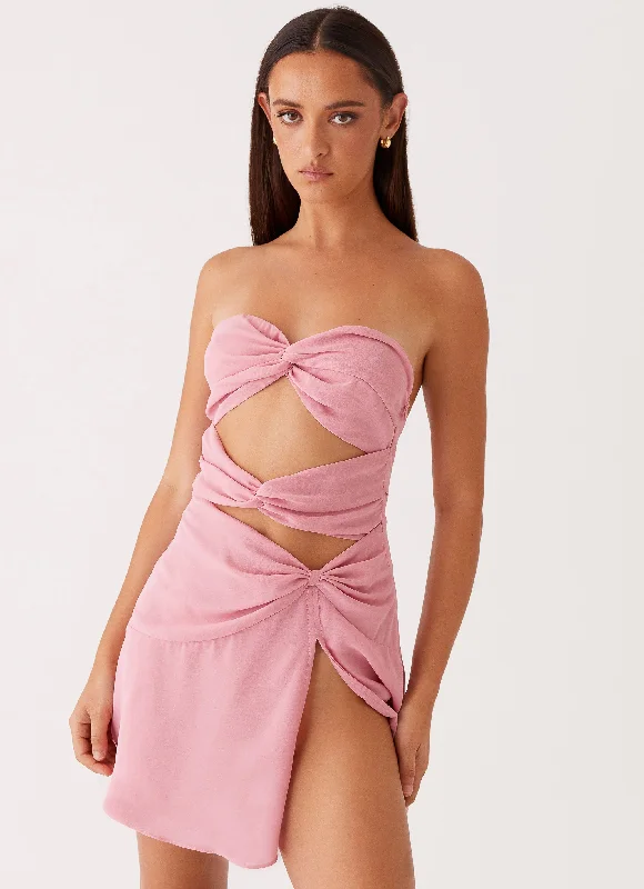 Seasonal Clearance Coco Haven Mini Dress - Pink