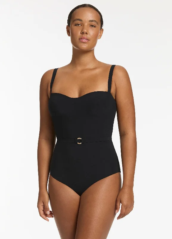 Fantastic Offers Jetset Infinity Tank One Piece - Black