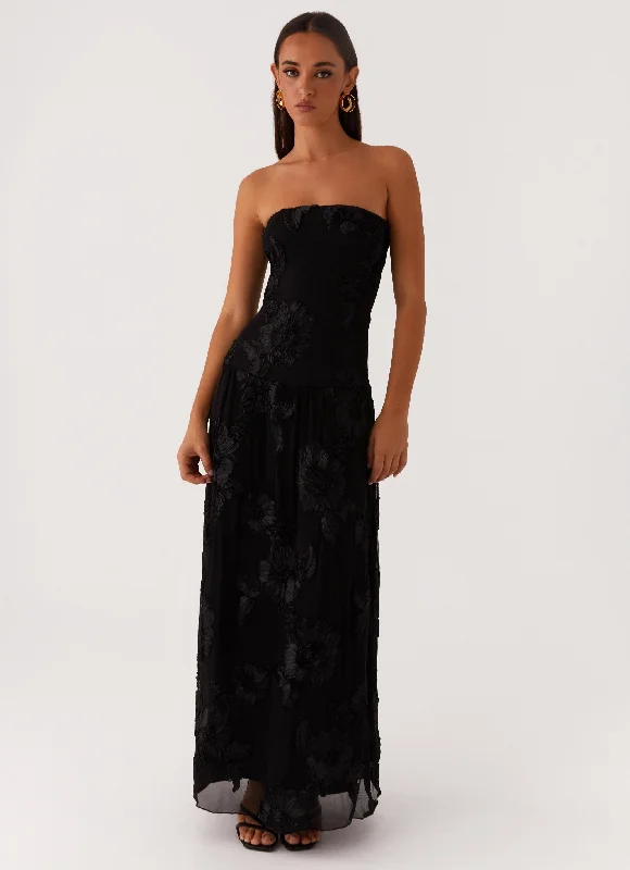 Don't Miss After Light Maxi Dress - Black