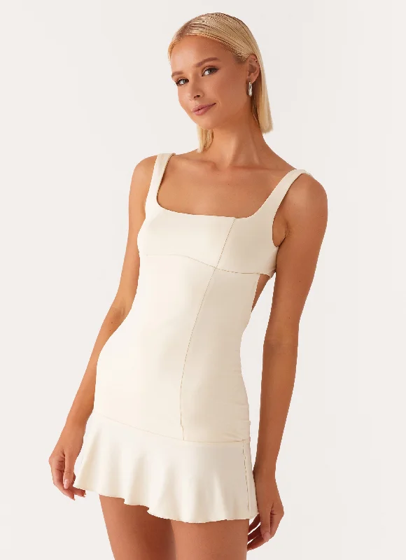 Deal Alert Someone New Mini Dress - Yellow