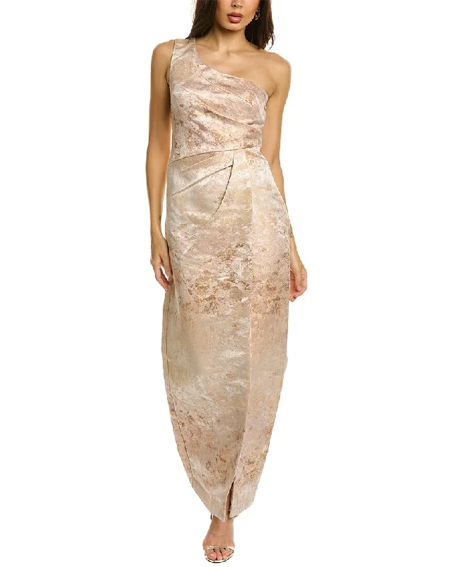 Great Bargains Kay Unger Nana Column Gown
