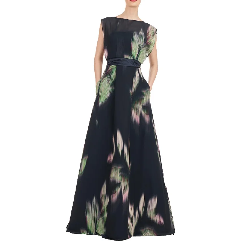 Major Savings Tess Womens Printed Maxi Evening Dress