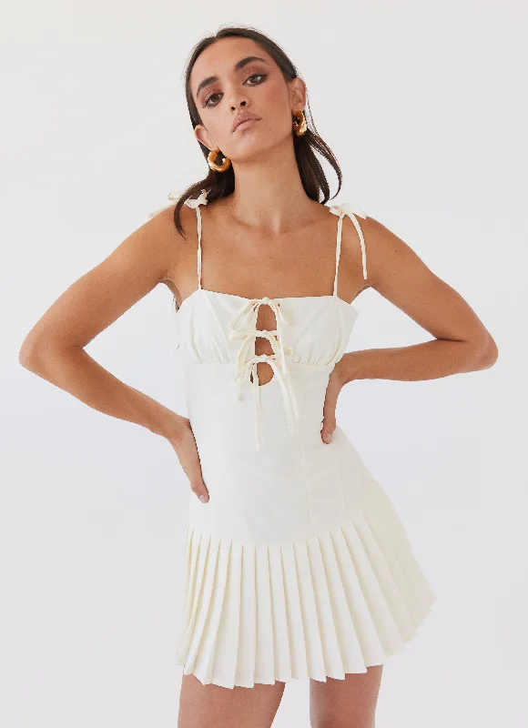 Warehouse Sale Love Seeker Corset Mini Dress - Ivory