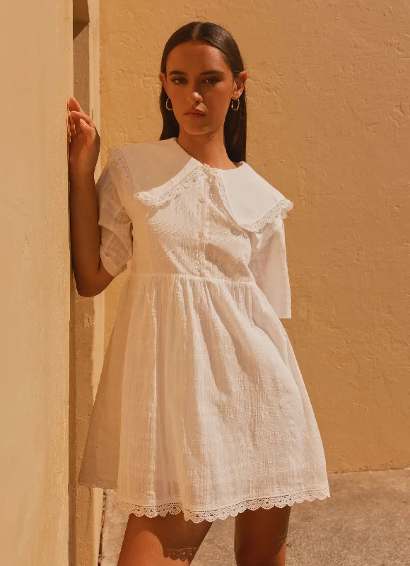 Super Sale Jojo Mini Dress - Ivory