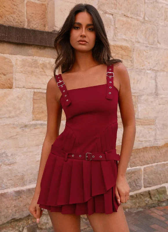 Unbeatable Prices Uma Mini Dress - Cherry Red