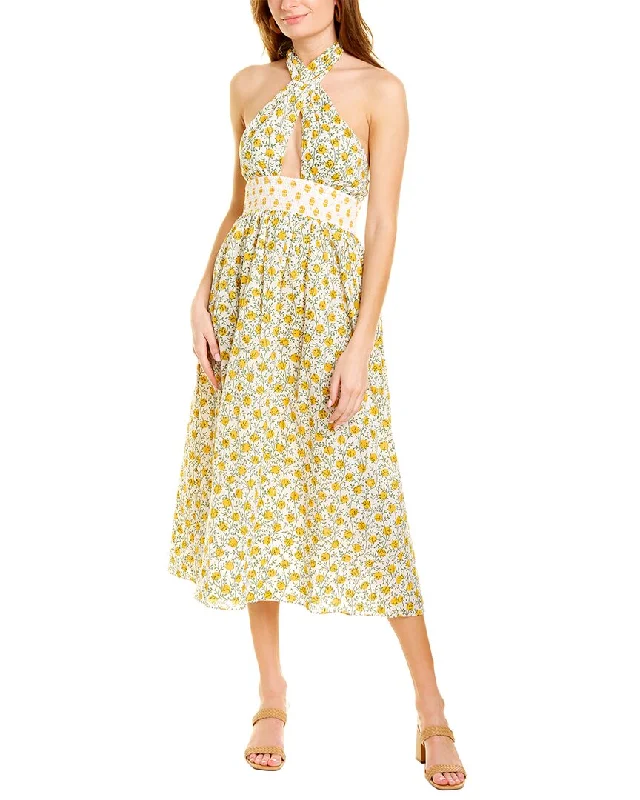 Bonus Savings Ash & Eden Mira Halter Maxi Dress