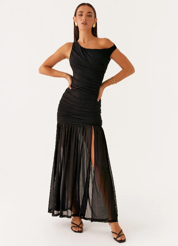 Price Cut Pavilion Maxi Dress - Black
