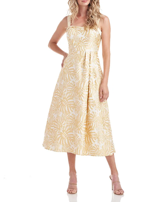Major Savings Womens Jacquard Sleeveless Cocktail and Party Dress