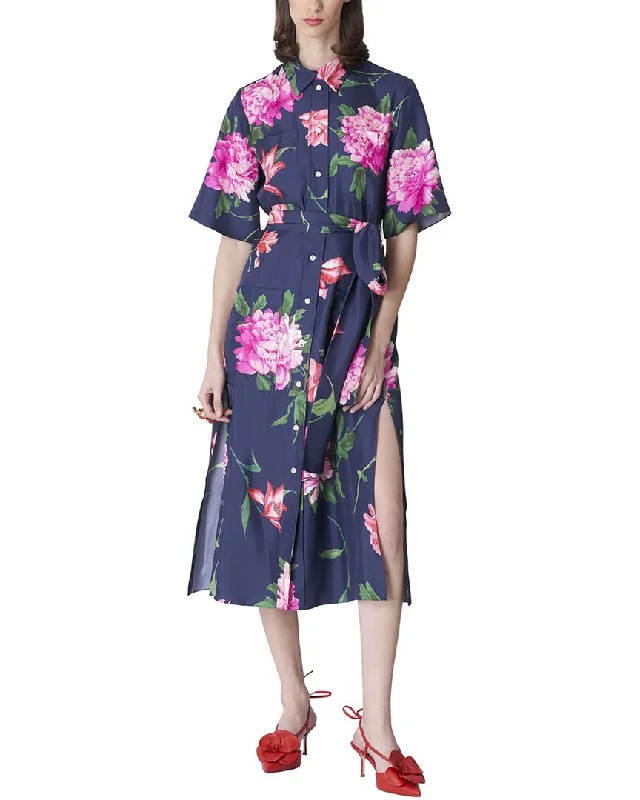 Super Bargain Carolina Herrera Silk Shirtdress