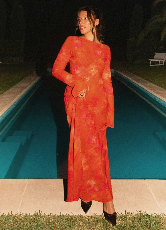 Special Price Lorde Maxi Dress - Amber
