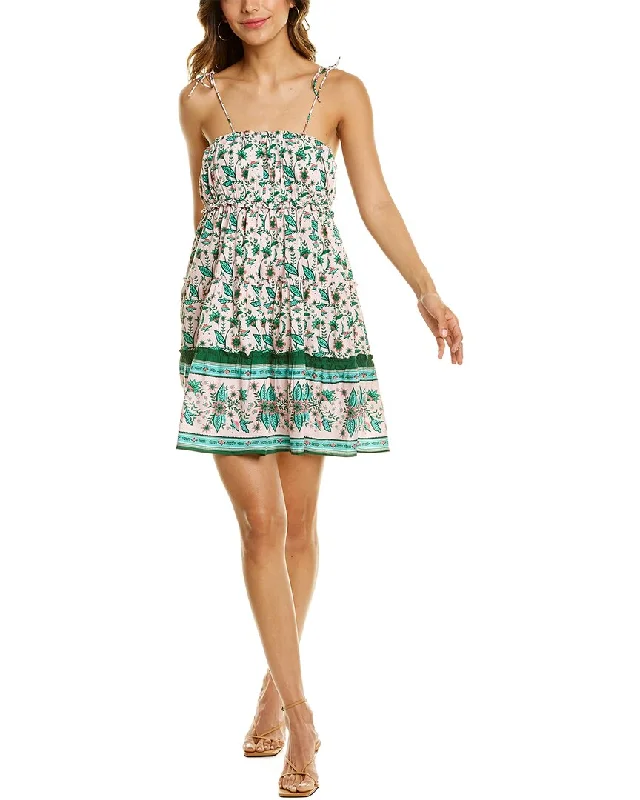 Act Fast Celina Moon Babydoll Mini Dress