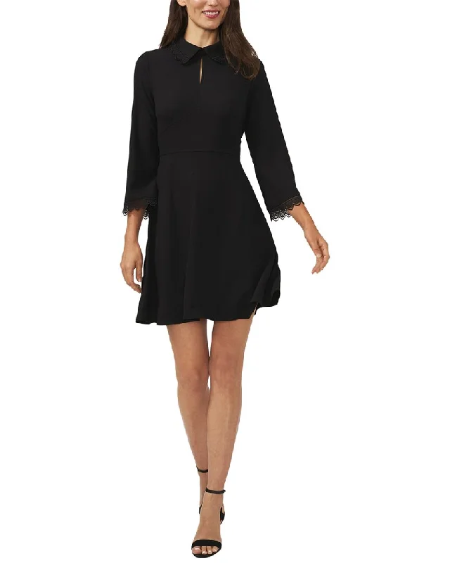 Bargain Prices Cece Collared Scallop Embroidery Dress