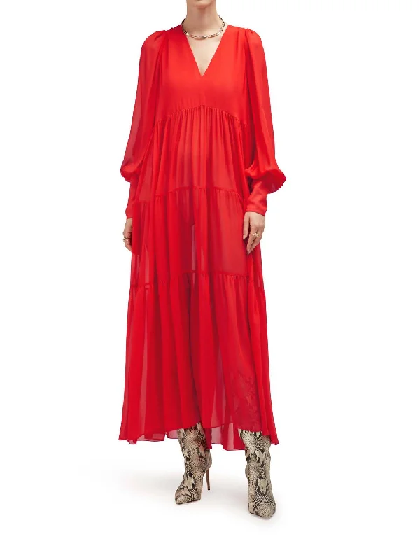 Limited Availability Charlie Dress In Goji Berry
