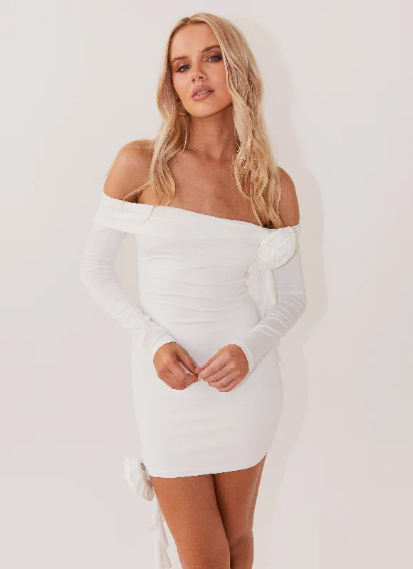 Price Rollback Cecilia Rose Mini Dress - White