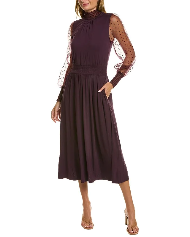 Massive Deals Boden Tulle Sleeve Midi Dress