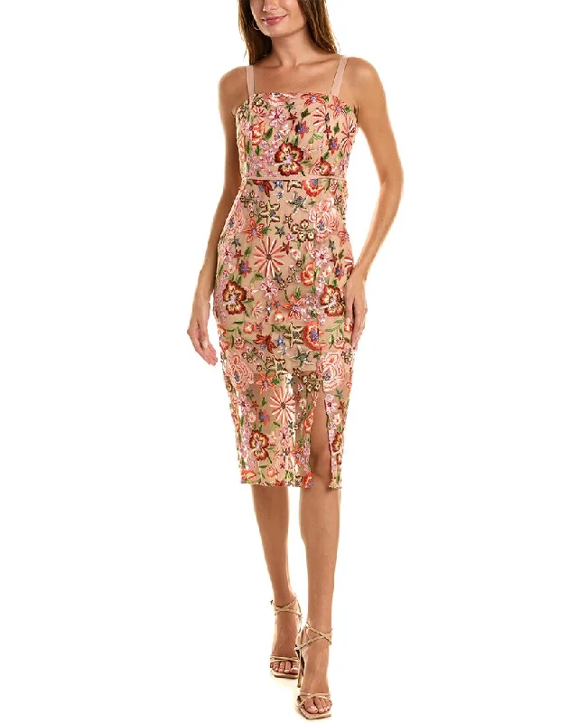 Super Bargain Sam Edelman Embroidered Midi Dress