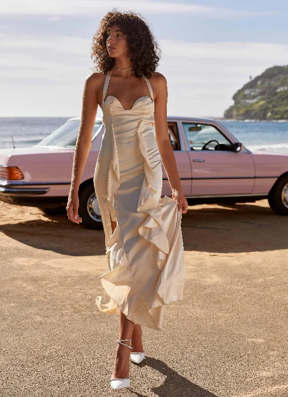 Best Bargains Sweet Paradise Maxi Dress - Ivory