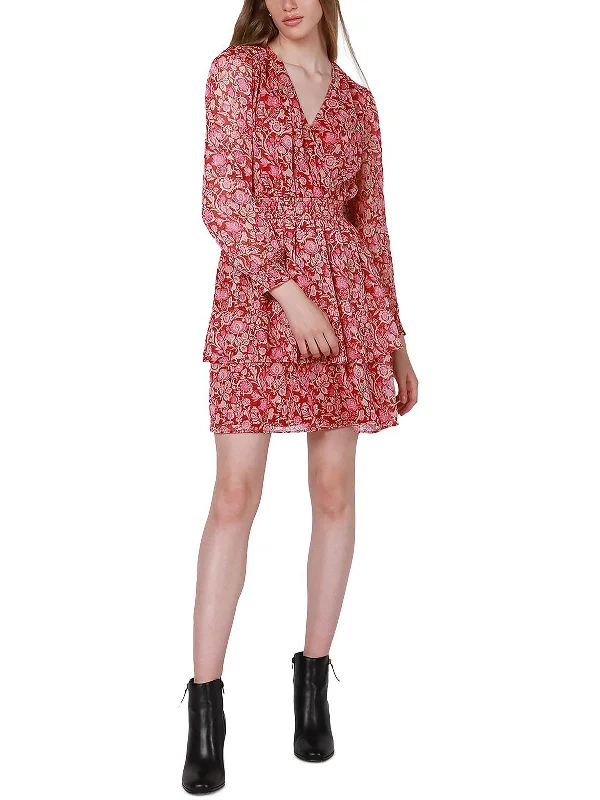 YEAR-End Sale Womens Floral Short Mini Dress