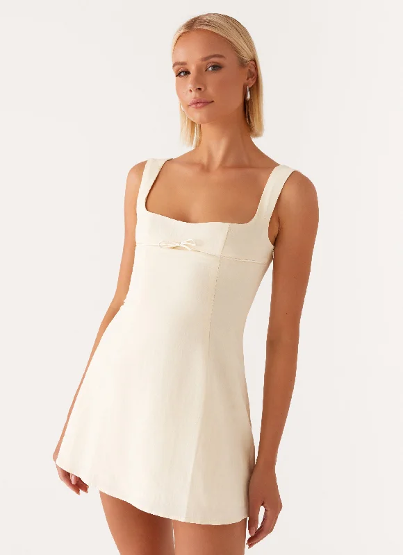 Discount Extravaganza Cadence Mini Dress - Yellow