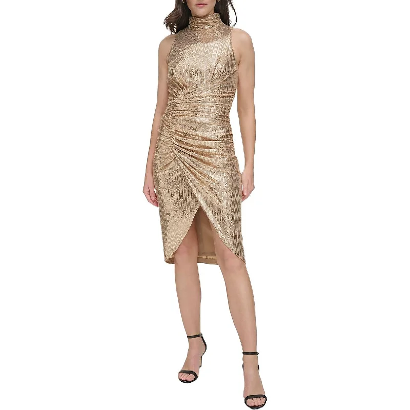 New Arrival Womens Sequined Midi Sheath Dress