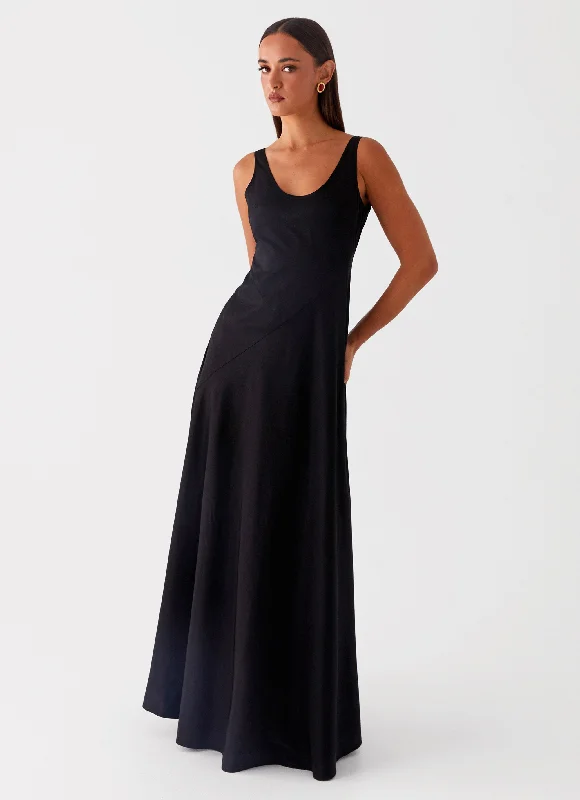 Price Slash Cosma Maxi Dress - Black