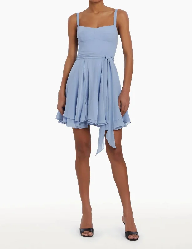 Price Blitz Anais Dress In Light Blue