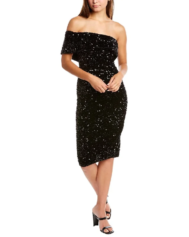 Savings Bonanza Romance Jewel Off-The-Shoulder Dress