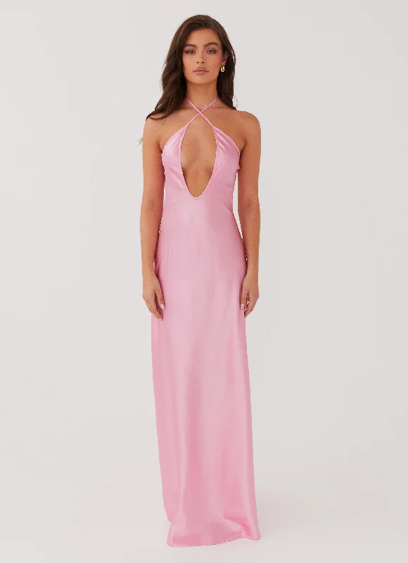 Value Deals Noir Symphony Maxi Dress - Pink