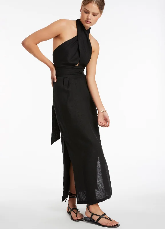 Great Deals Jetset Wrap Front Dress - Black