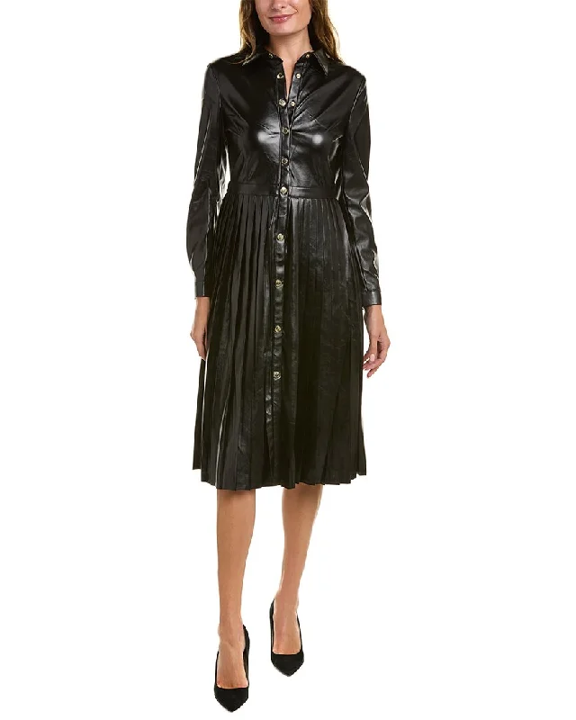 Hurry In Elie Tahari Snap Front Shirtdress