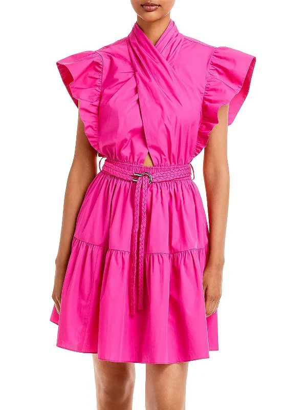 New Deals Womens Tiered Mini Shift Dress