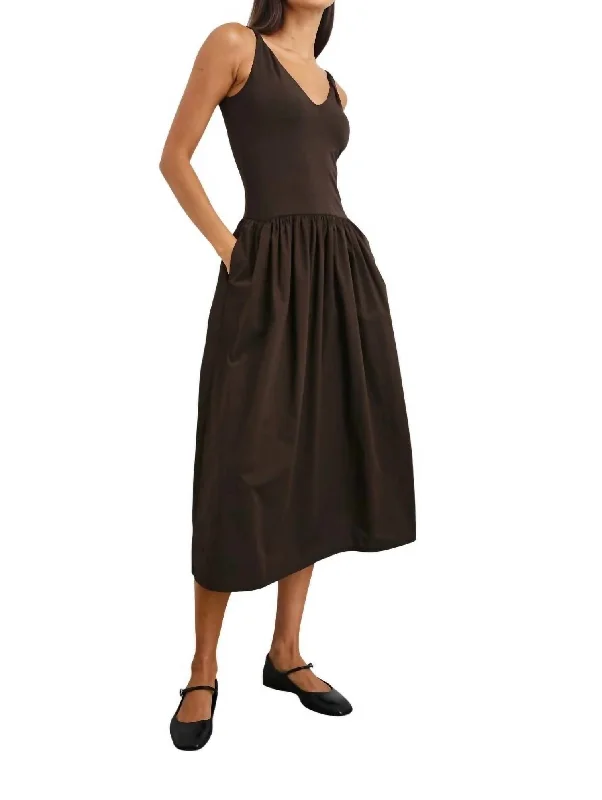 Clearance Items Franca Dress In Espresso
