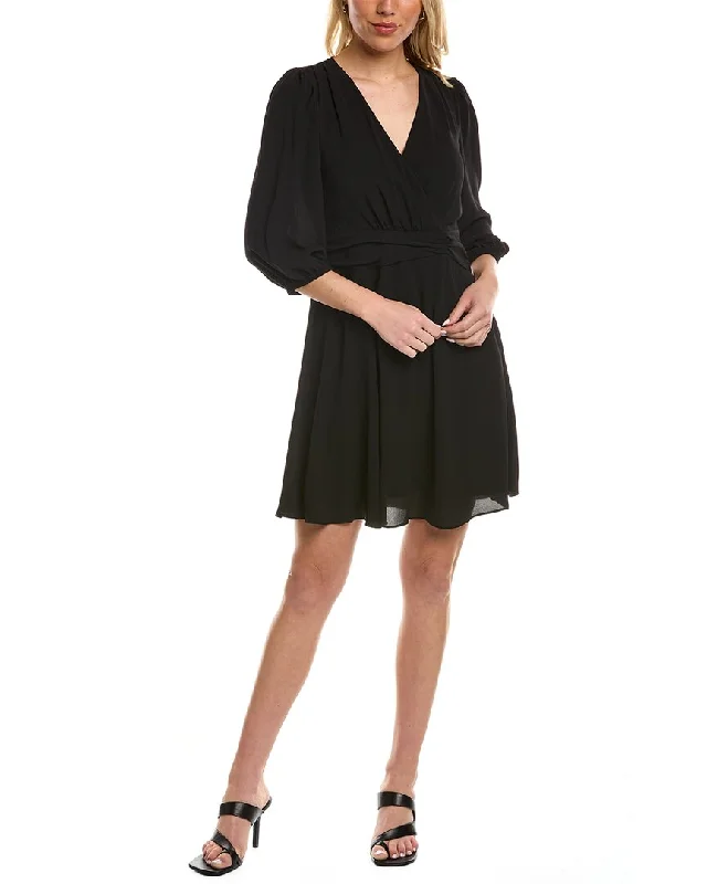 Daily Deals London Times Surplice Mini Dress
