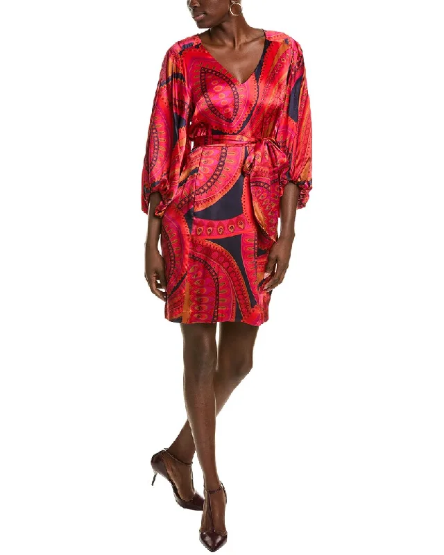 Mega Sale tyler böe Val Silk Charmeuse Mini Dress