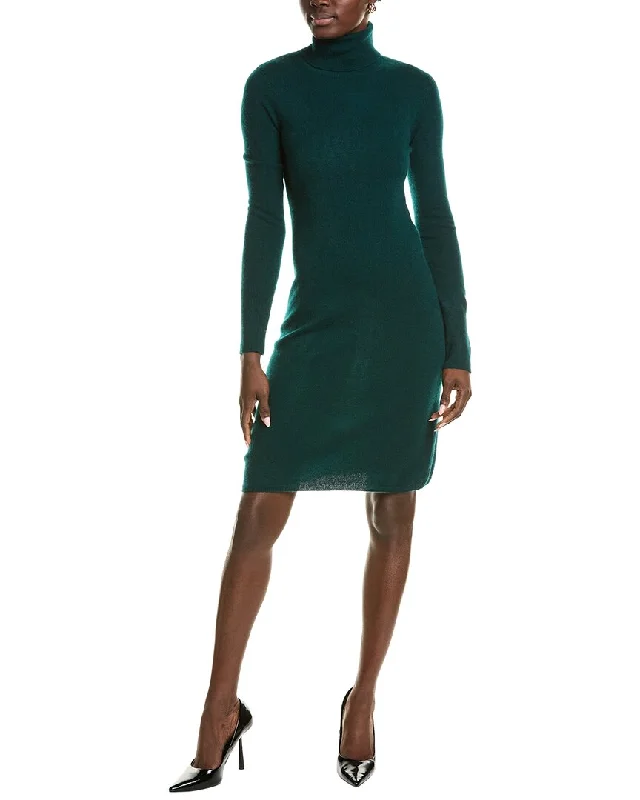 Weekend Special sofiacashmere Classic Turtleneck Cashmere Sweaterdress