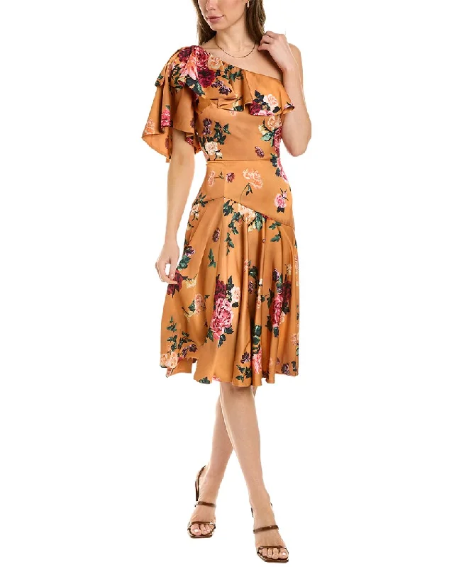 Limited Time Theia Elora Printed Cocktail Dress