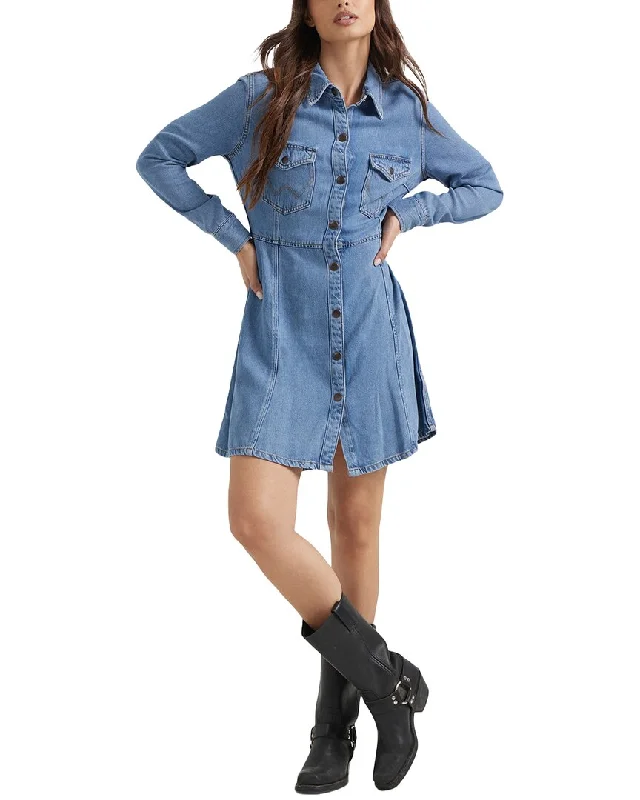 Price Cut Wrangler A-Line Shirtdress