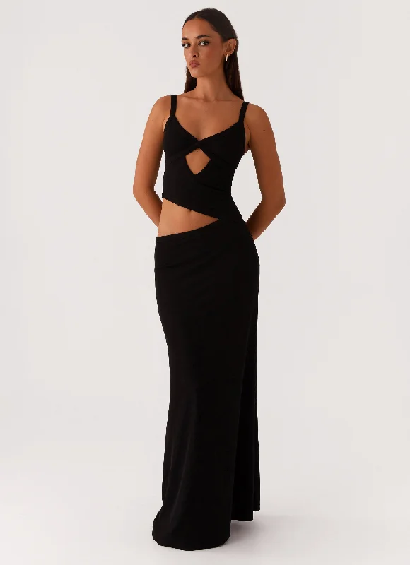 Price Cut Jocelyn Maxi Dress - Black