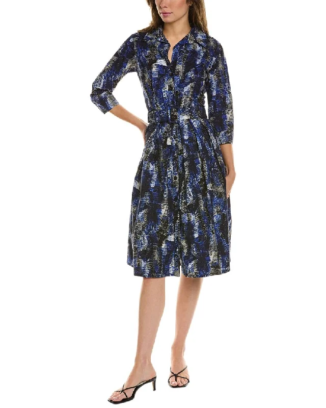 Amazing Deals Samantha Sung Audrey 1 3/4-Sleeve Shirtdress